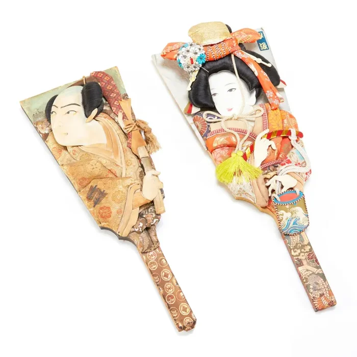 Multicolor Kabuki Hagoita Paddle Art