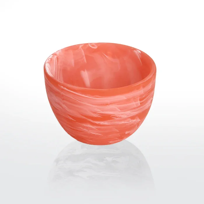 Nashi Home Resin Apricot Swirl Deep Small Bowl