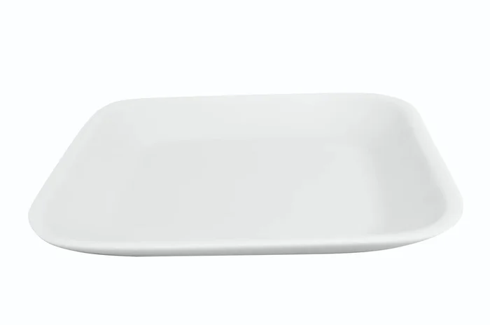 Nashi Home Resin Solid White Large Classical Square Tray