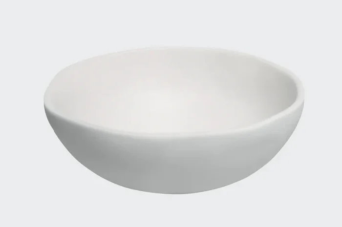 Nashi Home Resin Solid White Small Round Bowl
