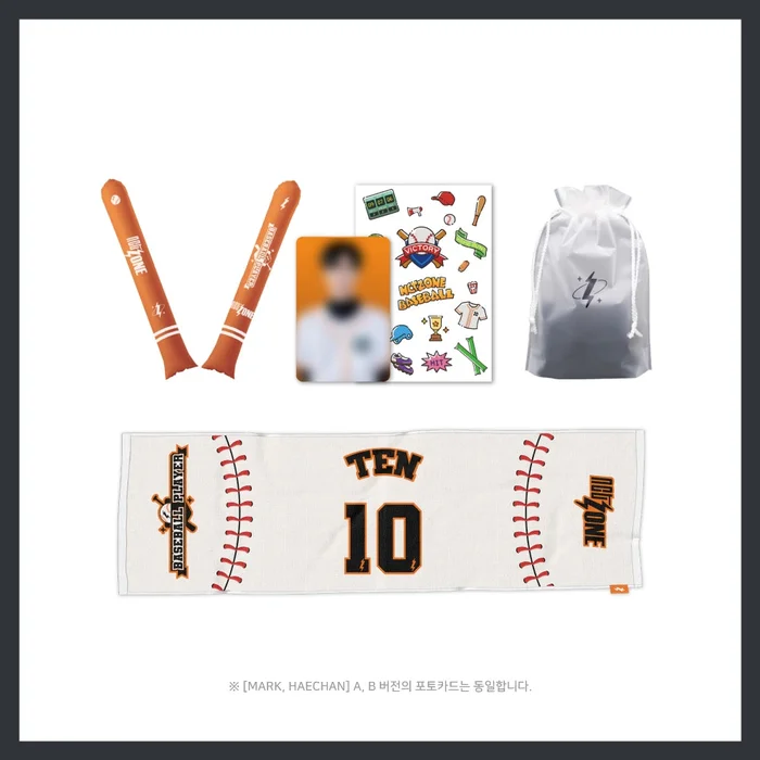 NCT – NCT Zone Pop Up Store In Japan Official MD Baseball Player Goods Set Baseball Player Ver