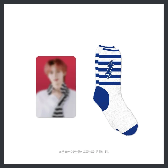 NCT – NCT Zone Pop Up Store In Japan Official MD Sleeping Socks + Photocard Set Christmas Ver