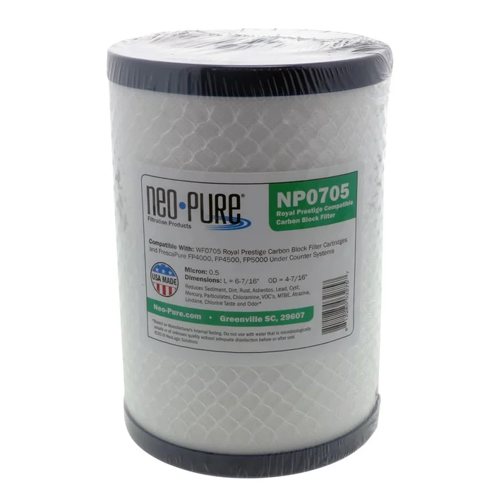 Neo-Pure NP0705 Royal Prestige Compatible Carbon Block Filter Cartridge
