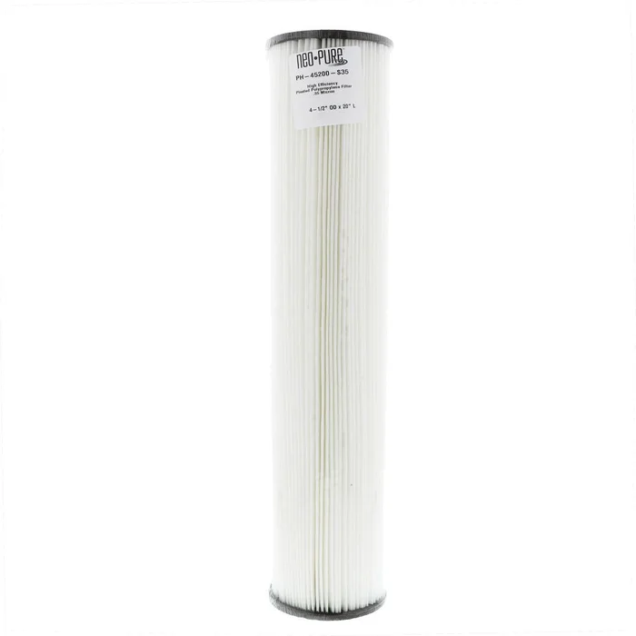 Neo-Pure PH-45200-S35 20″ BB High Efficiency Pleated Filter 0.35 micron