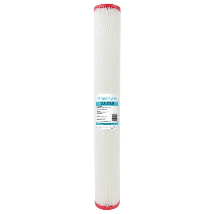 Neo-Pure PS-27200-10 20″ High Efficiency Pleated Filter 10 Micron