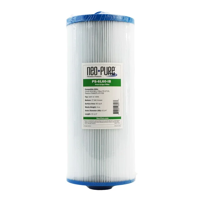 Neo-Pure PS-6L60-IB Pool and Spa Filter 6-3/4″ x 15-1/2″