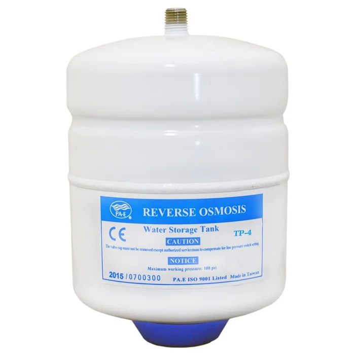 Neo-Pure TP4 1/4″ NPT Reverse Osmosis Storage Tank Powder Coated Steel 1.0 Gal