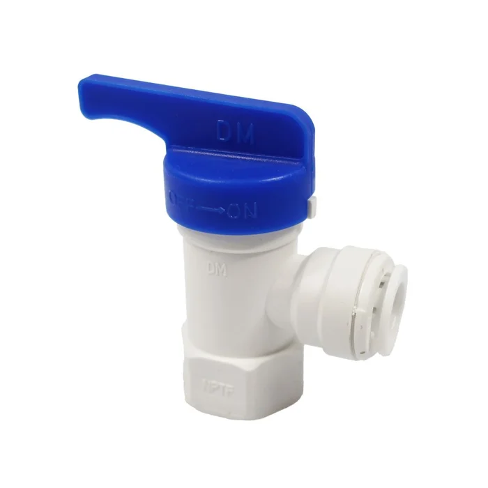 NeoFit Tank Valve Polypropylene Female Elbow NPTF – 3/8″ x 1/4″ NPTF