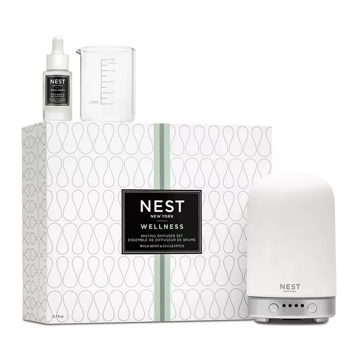 Nest Fragrances Wild Mint & Eucalyptus Misting Diffuser Set