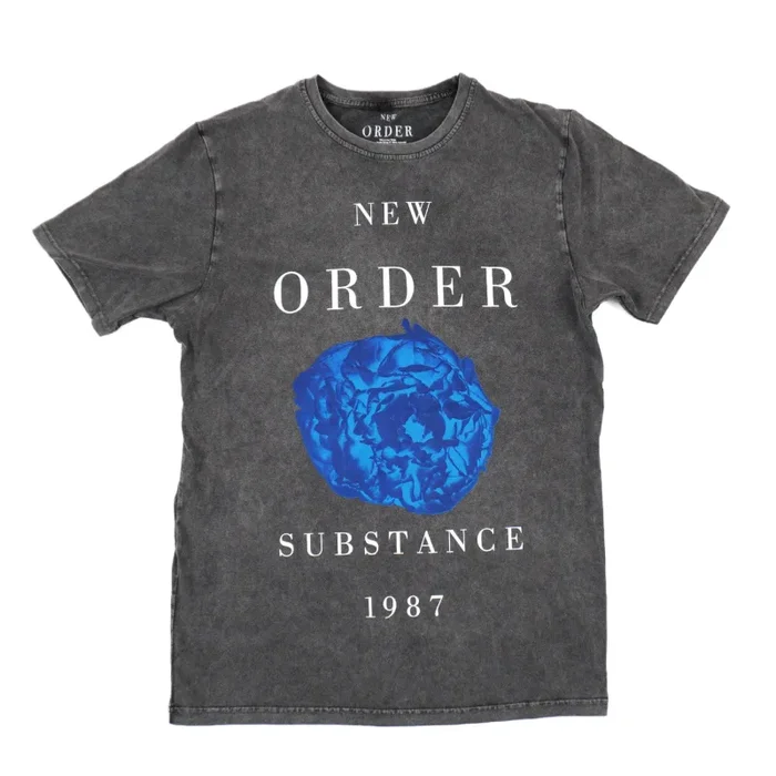 New Order: Substance 1987 Shirt – Charcoal