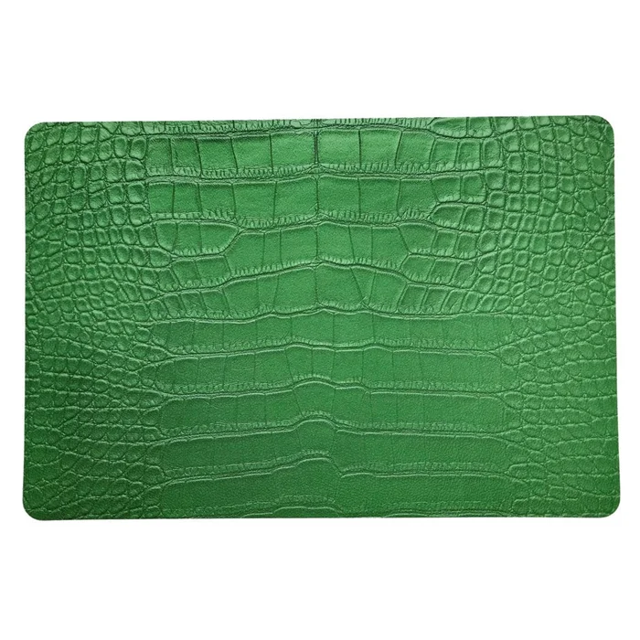 Nicolette Mayer Weatherly Green Crocodile Pebble Placemat