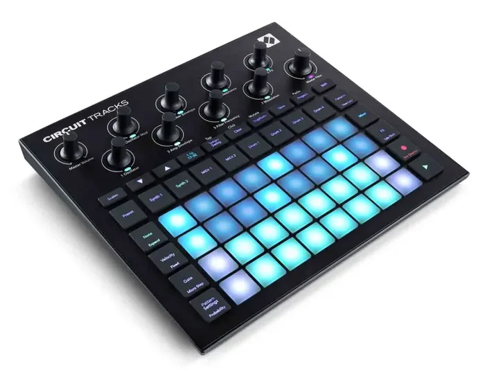 Novation CIRCUIT-TRACKS Standalone Groove Box with Synths, Drums, and Sequencer Hot on Sale