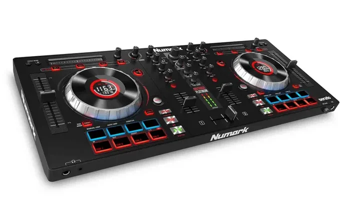 Numark Mixtrack Platinum FX DJ Controller with Jog Wheel Display