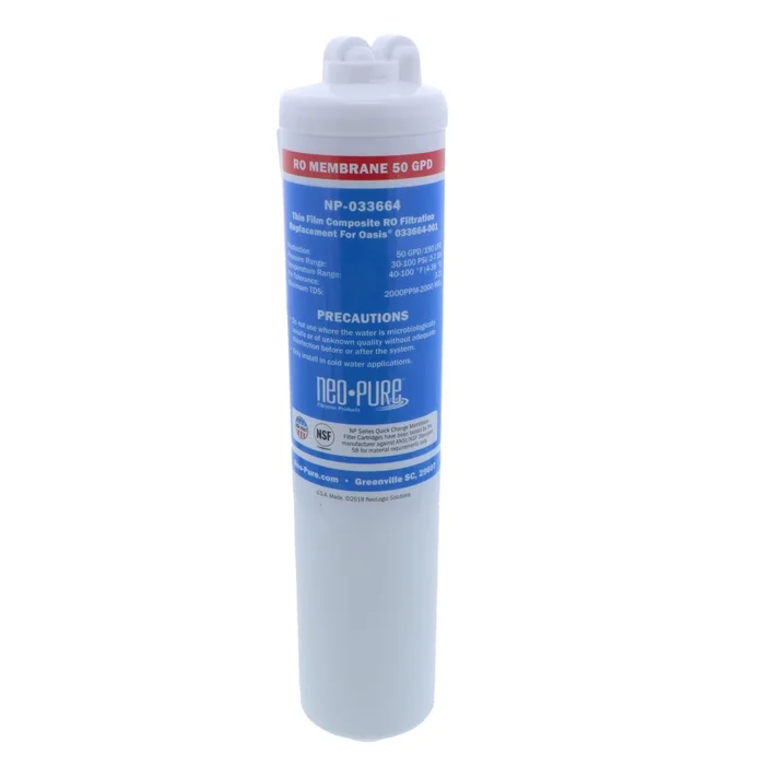 Oasis® Replacement 033664-001 Quick Change 50 GPD TF Membrane red (CV, no FC) by Neo-Pure