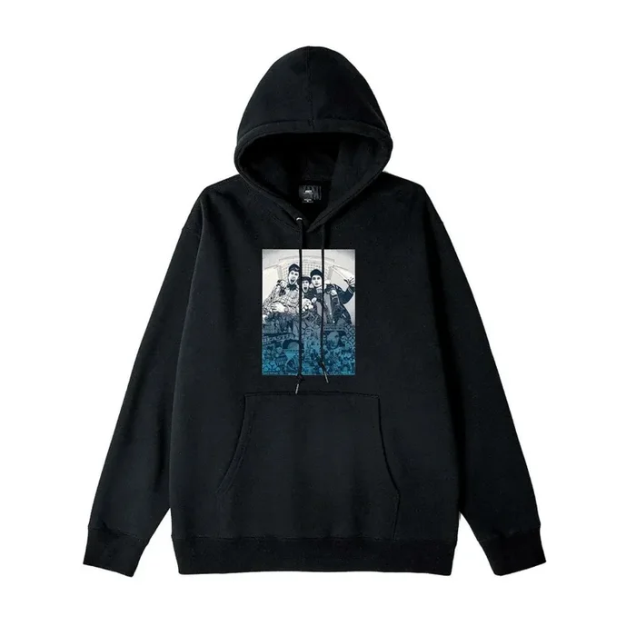 Obey: Glen E. Friedman Beastie Boys Pullover Hoodie – Black (Med. Only)