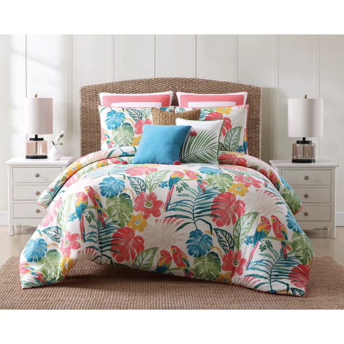 Oceanfront Resort Coco Paradise 3 Piece Cotton Comforter Set
