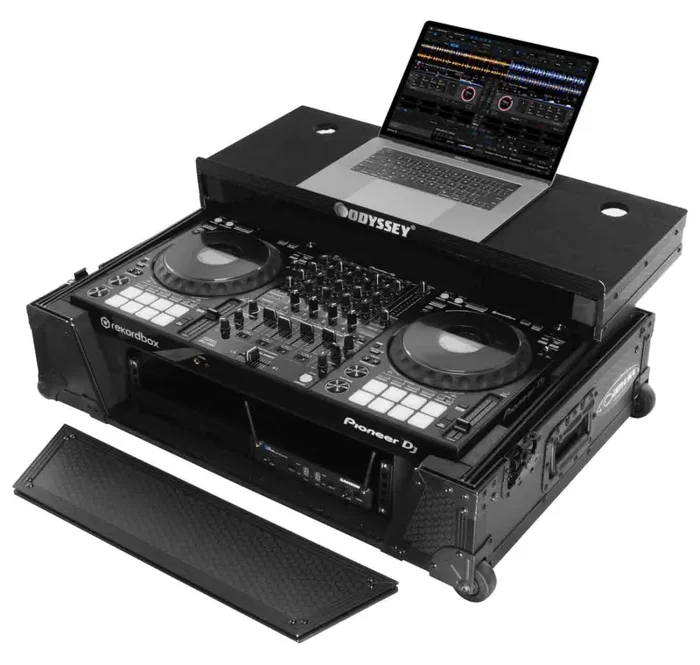 Odyssey 810240 Industrial Board Glide Style 2U DJ Case Custom Fit for Pioneer DDJ-1000 DJ Controller