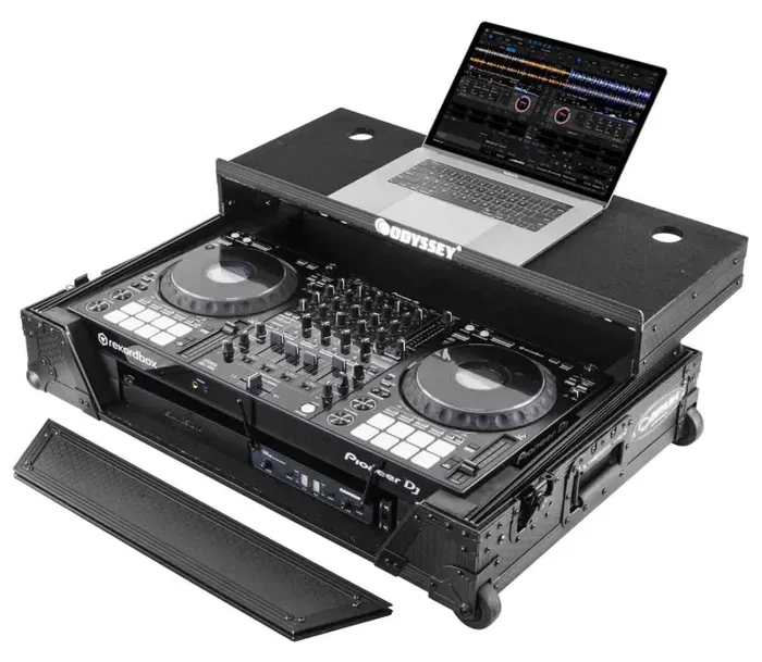 Odyssey 810271 Glide Style 1U Case for Pioneer DDJ-1000 DJ Controller with Wheels