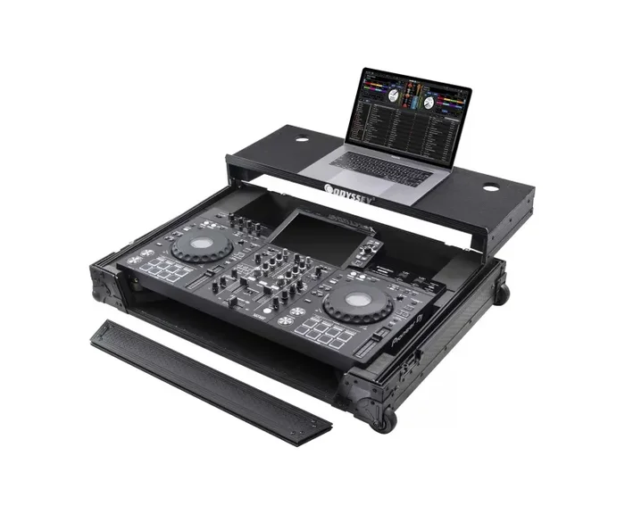 Odyssey 810288 Industrial Board Glide Style Flight Case for Pioneer XDJ-RX3 Digital DJ System