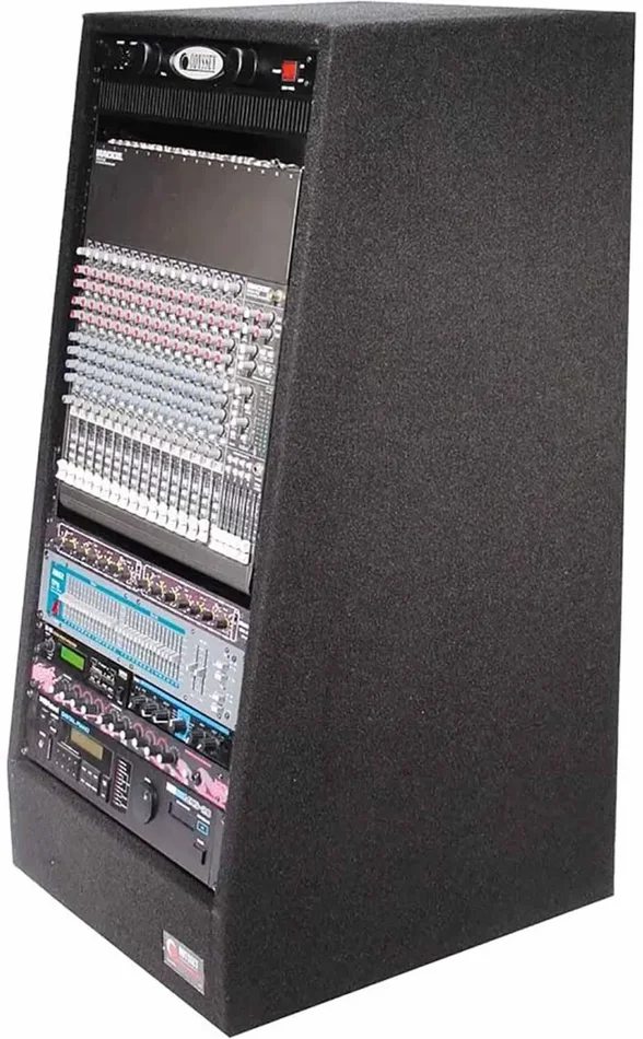 Odyssey CRS20W, 20U Carpet Studio Rack with Wheels