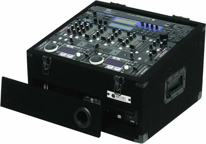 Odyssey CXC902, 9U Top Slanted 2U Bottom Vertical CXC Carpet Combo Rack