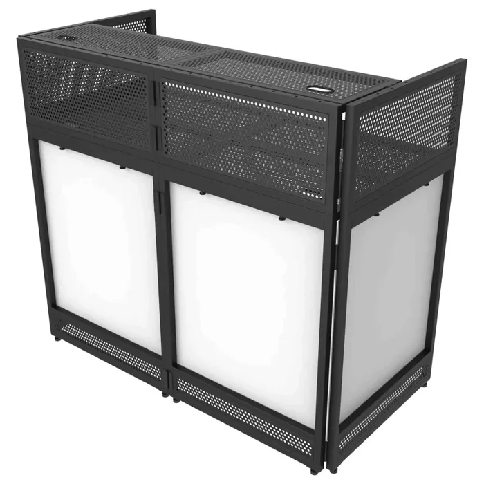Odyssey DJBOOTH50, 50″ Wide Surface DJ and Live Sound Booth with Removable Top