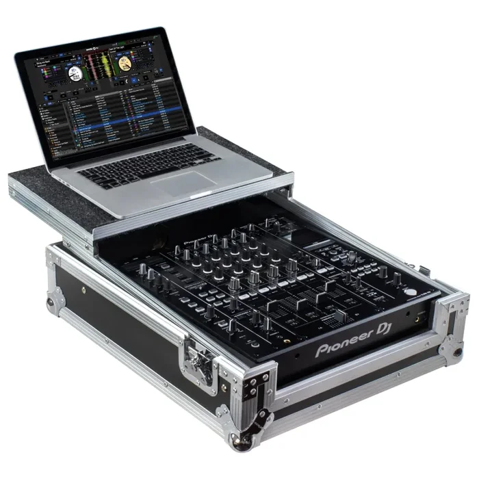 Odyssey FRDJMA9GP DJ Case with Glide Style Laptop Platform for Pioneer DJ DJM-A9 Mixer Supply