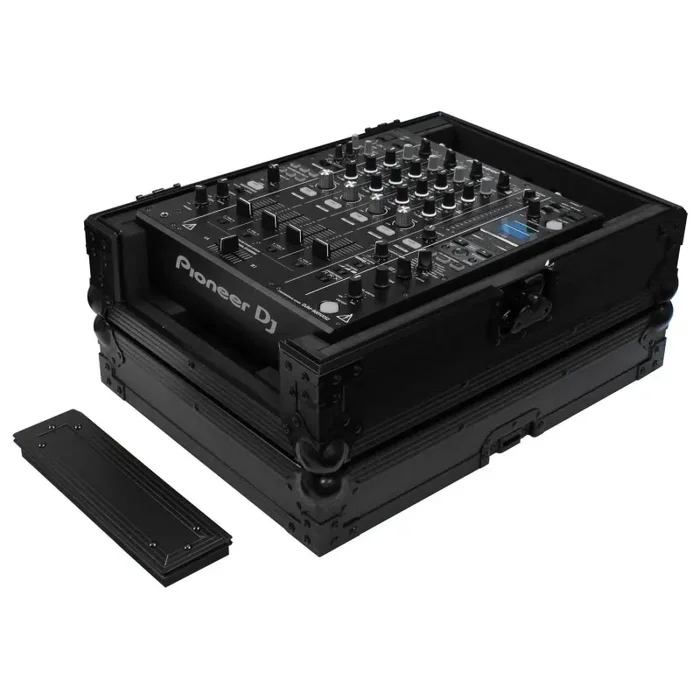 Odyssey FZ12MIXXDBL Universal Black 12″ Format DJ Mixer Flight Case with Extra Deep Rear Cable Compartment