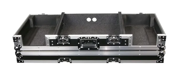 Odyssey FZ19CDiW Universal 19-Inch Format DJ Mixer and Two Medium Format Media Players Coffin Flight Case