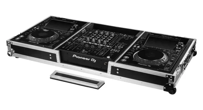 Odyssey FZDJMA9CDJW DJ Coffin Flight Case with Wheels for DJM-A9 and CDJ-3000 or Similar Size Gear