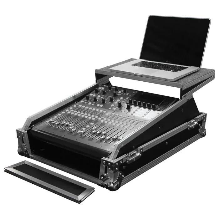 Odyssey FZGSMX1913 Universal 13U Rack Mountable Mixer Flight Case with Glide Platform