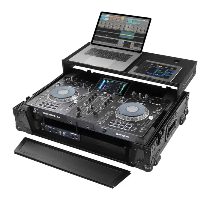 Odyssey FZGSPRIME2BL Denon Prime 2 Glide Style Black Flight Case Sale