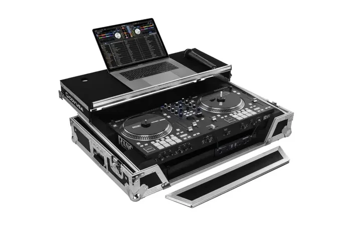Odyssey FZGSRANEONEW1 DJ Flight Case for Rane One with 1U Rack Space and Glide Platform