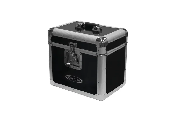 Odyssey KLP1BLK KROM Series Black Record / Utility Case for 12-Inch 70 Vinyl Records and LPs Fashion