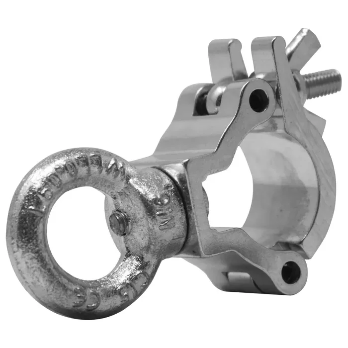 Odyssey LACE25XS, Aluminum Extra Small Mini Clamp With Eye Bolt Aluminum Finish Supply