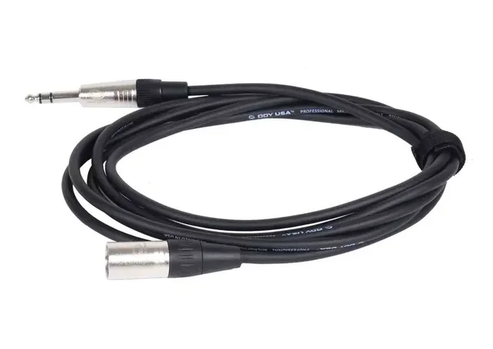 Odyssey OS130SXM XLR Male to Stereo 1/4-Inch Male Balanced Microphone Cable – 30 Feet