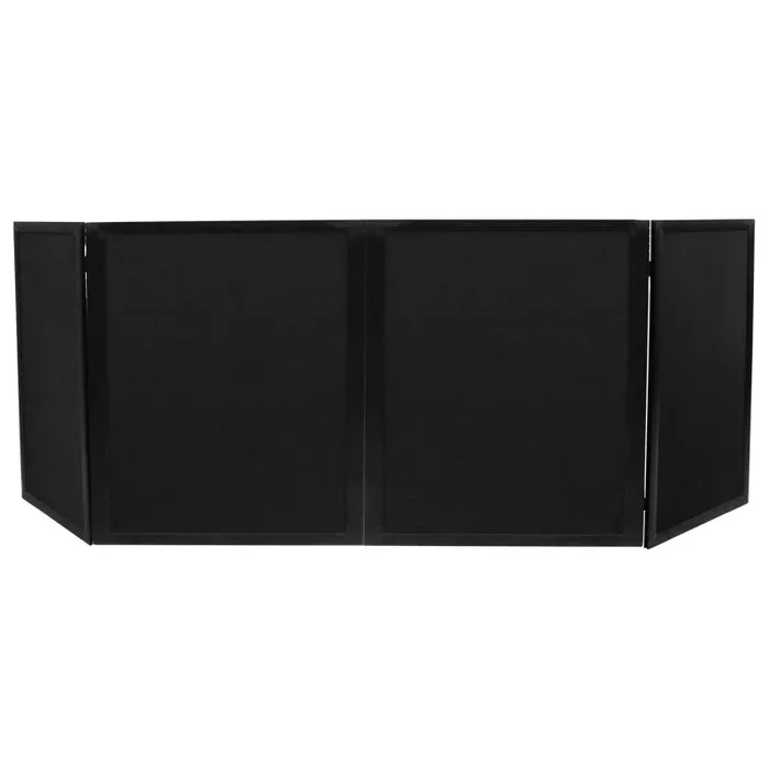 Odyssey SWF7246BLK, 72″ W x 46″ H All-Black Pro DJ Facade