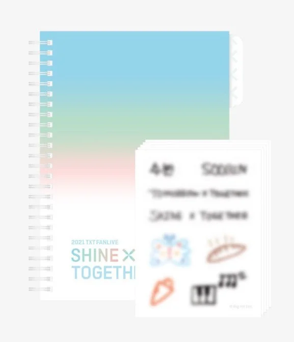 Official TXT Shine x Together Spring Note
