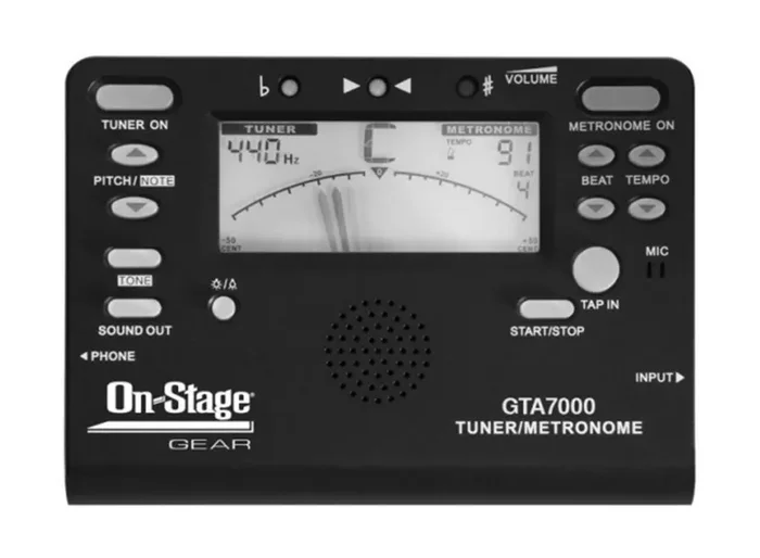 On Stage GTA7000, Chromatic Tuner, Metronome and Tone Generator