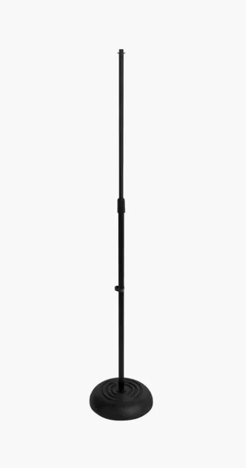 On Stage MS7201B Round-Base Mic Stand – Black