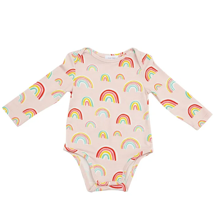 Onesie (Long Sleeve) – Rainbows Pink