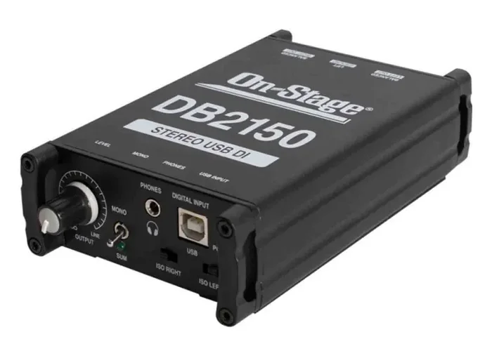 Onstage DB2150 Passive USB DI Box – Black