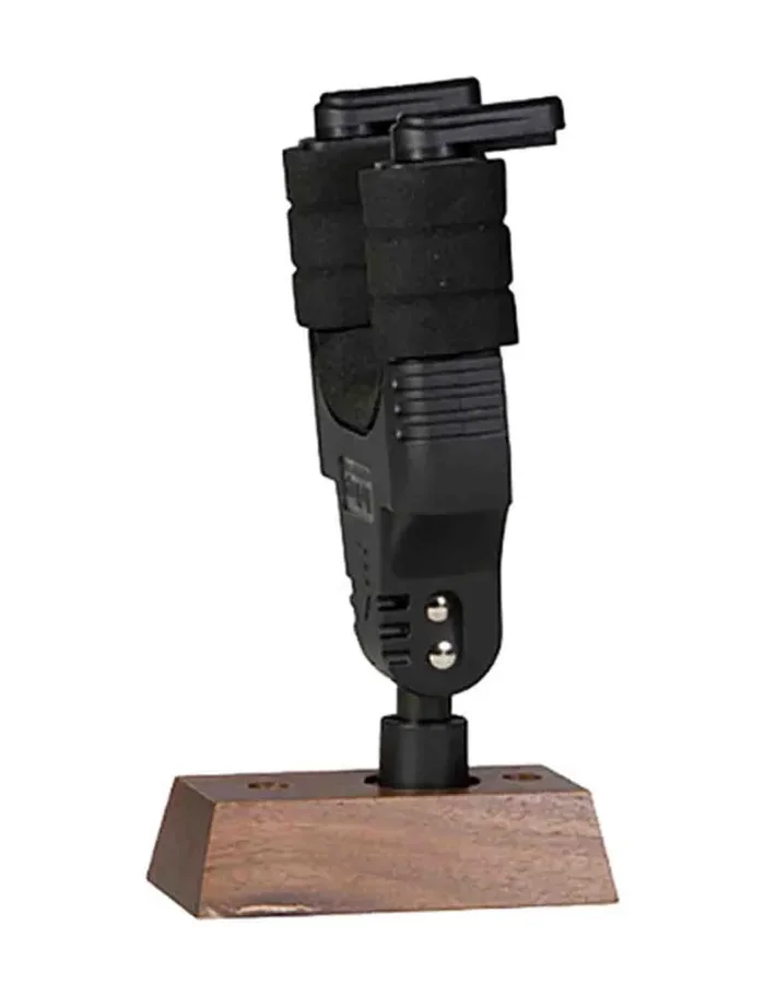 Onstage GS8730WN Wood Locking Guitar Hanger – Walnut