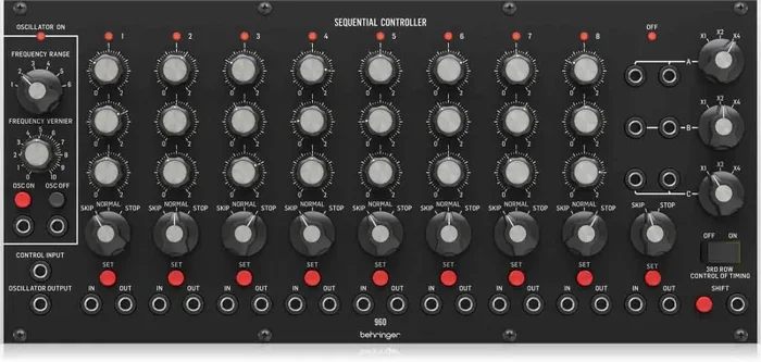Open Box: Behringer 960 SEQUENTIAL CONTROLLER, Analog Step Sequencer Module For Eurorack