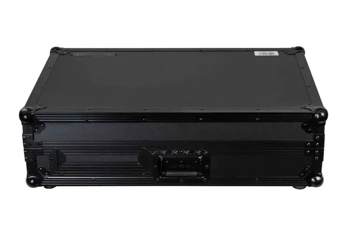Open Box: Odyssey FZGS1BM10WBL 10″ Format DJ Mixer and Turntable Coffin Flight Case with Glide Platform – Black