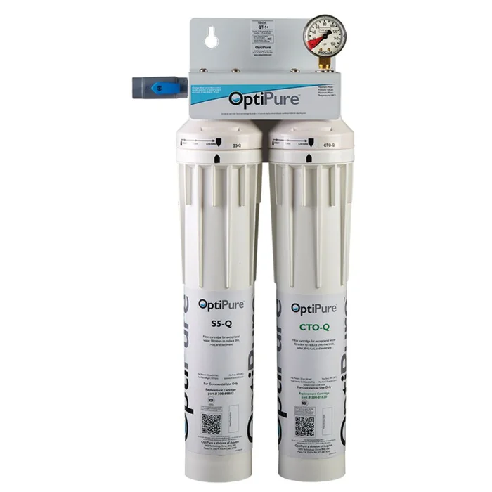 Optipure QT-1+; dual 15″ with prefilter