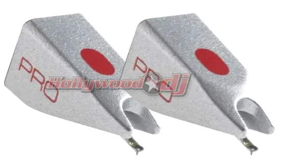 Ortofon Stylus Pro DJ Package 2pcs Silver Spherical Replacement Stylus (2 Pack)