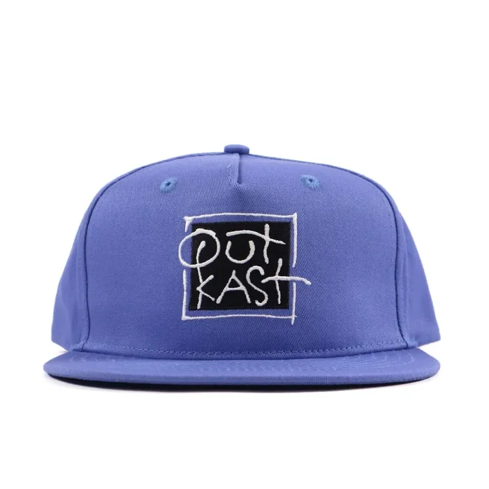 Outkast: Box Logo Snapback Hat – Blue
