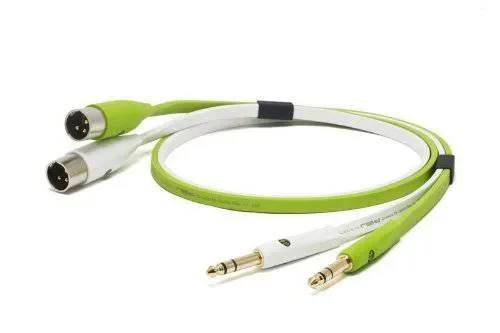 Oyaide DJ Cable 1/4TRS to XLR Male Neo D+ TXM Class B 5.0m – Green