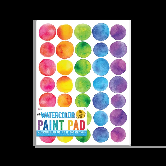 Paint Pad – Watercolor Paper Pad (20 Sheets)